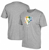 Men's Pittsburgh Penguins Gray Reebok Rainbow Pride Short Sleeve T-Shirt FengYun,baseball caps,new era cap wholesale,wholesale hats